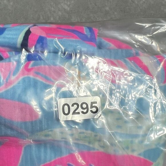 Lilly Pulitzer Etta V Neck T Shirt Top Sz L Multicolored You Have Been Spotted - Picture 12 of 12